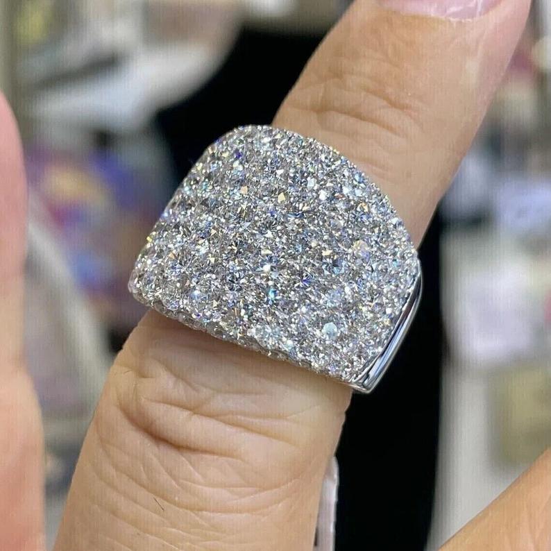 2.50 CT Iced Out Diamond Ring For Women Custom Luxury Ring | USA Iced Out